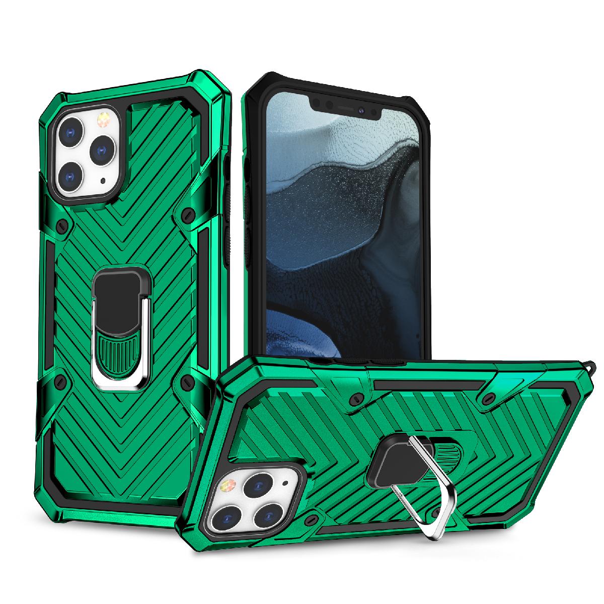 IPHONE 12/ IPHONE 12 PRO Kickstand Anti-Shock And Anti Falling Case In Green